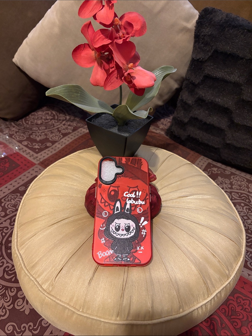 NWT Red Labubu Character Protective iPhone Case 16/17 - Unbranded